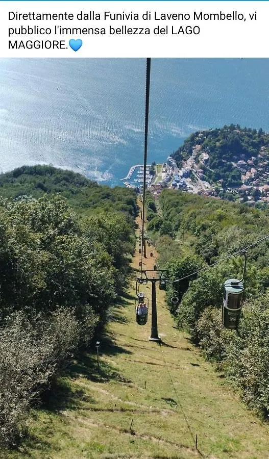 Apartmán Lago Maggiore, Leggiuno, Ampio Appartamento Itálie